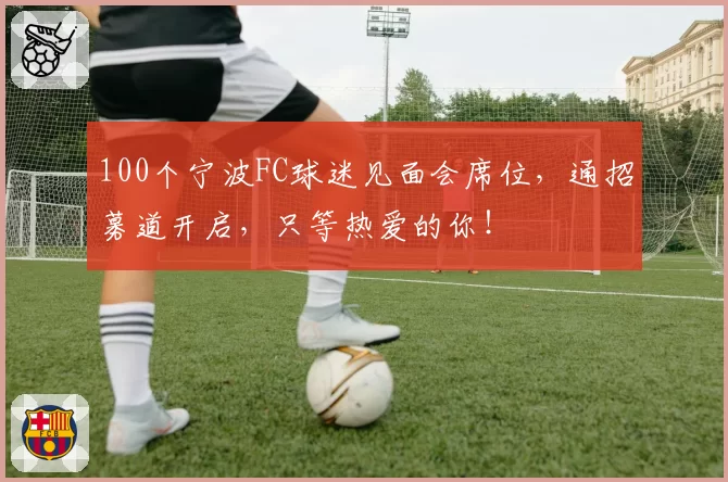 100个宁波FC球迷见面会席位,通招募道开启,只等热爱的你!
